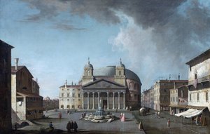 Vue du Panthéon à Rome - Jacopo Fabris