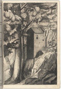 Vue extérieure de la chapelle du cardinal (Veduta esterna della cappella del cardinale) [plaque G]