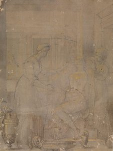 Les toilettes de Batsheba - Jacopo Ligozzi