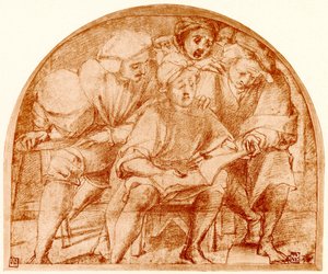 Groupe de quatre chanteurs