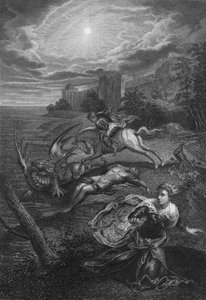 Saint Georges et le dragon (gravure)