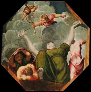 Apollon et Diane punissant Niobé en tuant ses enfants, vers 1541