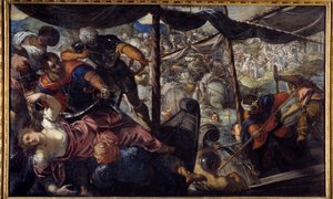 Bataille entre Turcs et Chrétiens - Jacopo Robusti Tintoretto