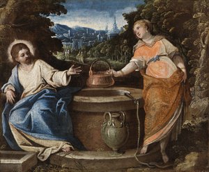 Christ et la femme de Samarie, c.1550-75