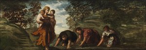 Latone transformant les paysans lyciens en grenouilles - Jacopo Robusti Tintoretto