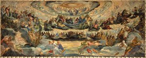 Paradis, esquisse pour la Sala del Maggior Consiglio ... - Jacopo Robusti Tintoretto