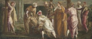 Sainte Hélène testant la Vraie Croix, vers 1545 - Jacopo Robusti Tintoretto