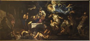 Saint Roch en prison visité par un ange, 1567 - Jacopo Robusti Tintoretto