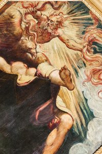 Sémélé brûlée par Jupiter, c.1541 - Jacopo Robusti Tintoretto