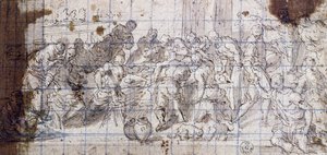 Étude pour les Noces de Cana - Jacopo Robusti Tintoretto