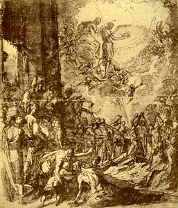 Étude pour le Martyre de Saint Étienne - Jacopo Robusti Tintoretto