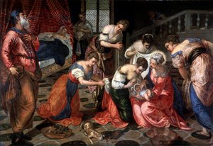 La Nativité de Jean-Baptiste, 1550