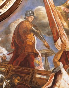 Les Vénitiens combattent les Aragonais à Gallipoli (détail) - Jacopo Robusti Tintoretto