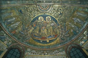 Couronnement de la Vierge, abside de la basilique S. Maria Maggiore, Rome, 1287-92