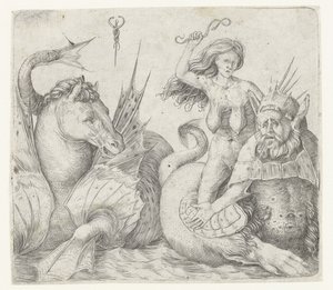 Vieille femme sur le dos d