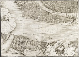 Vue de Venise [bloc inférieur gauche], 1500