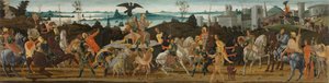 Tarquinius Priscus entrant à Rome, vers 1470