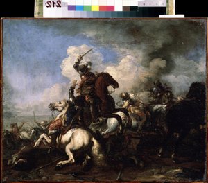 Le combat de chevaliers