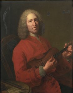 Portrait du compositeur Jean-Philippe Rameau 1683-1764, 1728