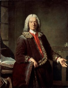 Portrait du poète et tragédien Prosper Jolyot de Crébillon, 1746
