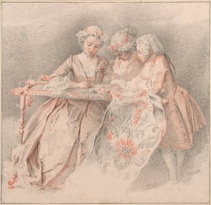 Les brodeuses - Jacques André Portail