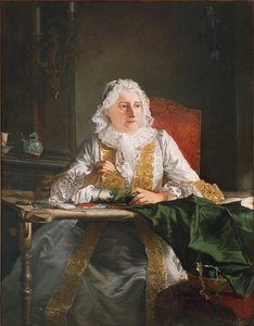 Portrait de Madame Crozat - Jacques Andre Joseph Camelot Aved