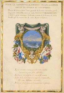 Écusson avec paysage - Jacques Bailly