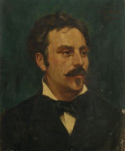 Portrait du compositeur Gabriel Fauré 1845-1924, 1878 - Jacques Baugnies