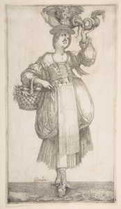 Hortulana, de la série Hortulanae, 1611 - Jacques Bellange