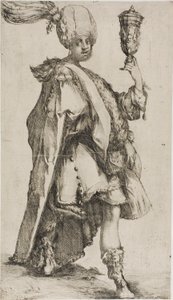 Les trois mages : Balthasar, roi de Saba - Jacques Bellange