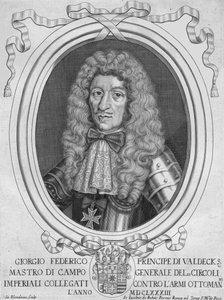 Prince Georg Friedrich de Waldeck, années 1690