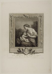 Premier Âge de Cupidon (gravure) - Jacques Bouillard