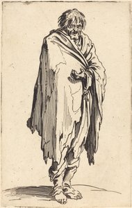 Mendiant avec tête et pieds nus, c.1622