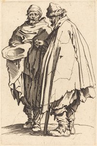 Mendiant aveugle et compagnon