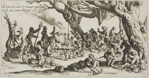 Le campement des gitans : La préparation de la fête - Jacques Callot