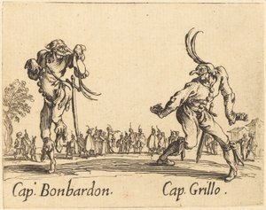 Cap. Bonbardon et Cap. Grillo - Jacques Callot
