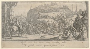 Le Christ porte la croix - Jacques Callot