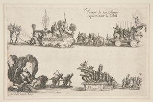 Combat à la Barrière, Entrée de son Altesse (Charles IV) représentant le Soleil