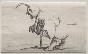 Infirme avec une Capuche - Jacques Callot
