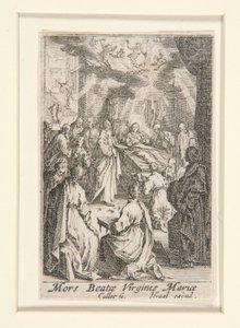 Mort de la Vierge, n° 11 de La Vie de la Vierge - Jacques Callot