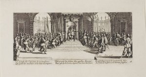 Distribution des récompenses, planche dix-huit de Les Misères de la guerre