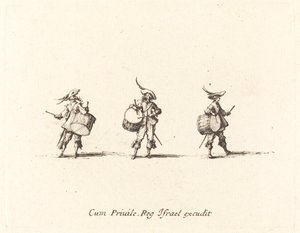 Exercice avec tambours - Jacques Callot