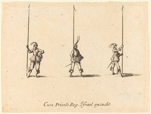 Exercice avec piques levées - Jacques Callot