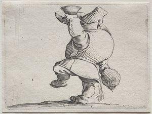 Buveur vu de dos - Jacques Callot