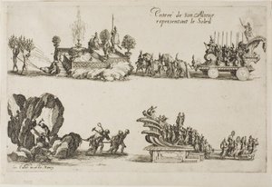 Entrée de Son Altesse, représentant le Soleil, du Combat à la barrière