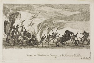 Entrée de M. de Couvonage et M. de Chalabre, du Combat à la barrière