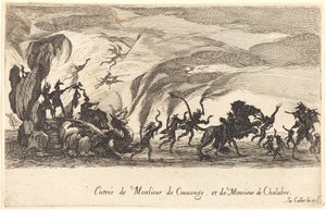Entrée de M. de Couvonge et M. de Chalabre - Jacques Callot