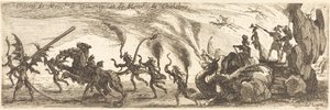 Entrée de M. de Couvonge et M. de Chalabre [planche supplémentaire] - Jacques Callot