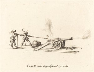 Tir du canon - Jacques Callot