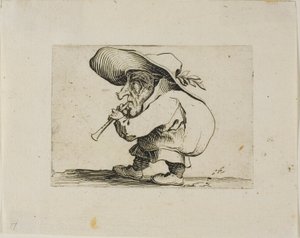 Joueur de flageolet, de Varie Figure Gobbi - Jacques Callot